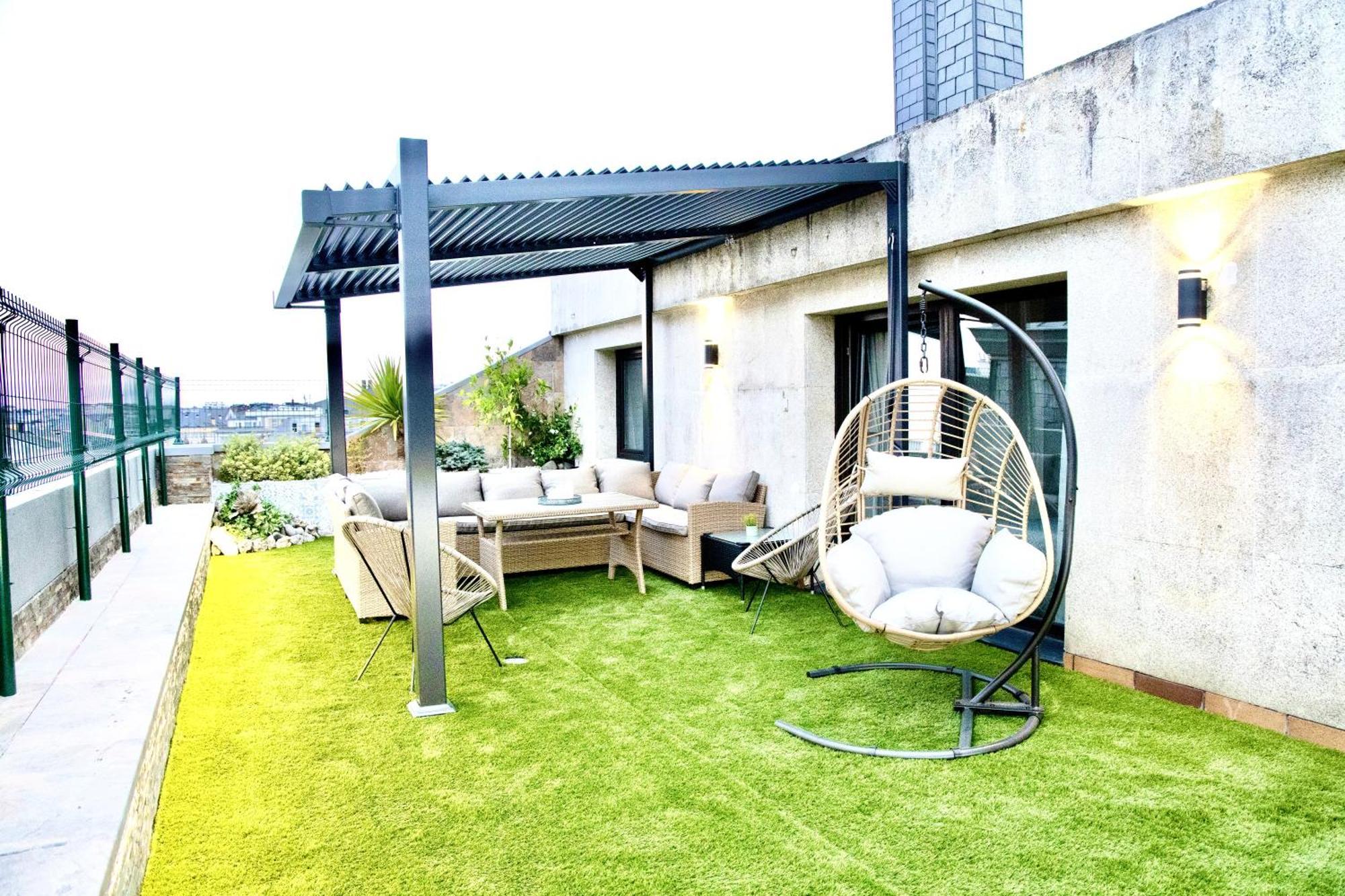 Lucus Skyline & Terrace Appartement Lugo Buitenkant foto